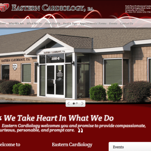 Web Design - Eastern Cardiology