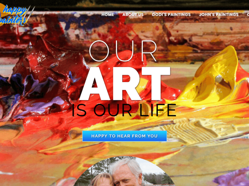 Web Design - 2 Happy Painters