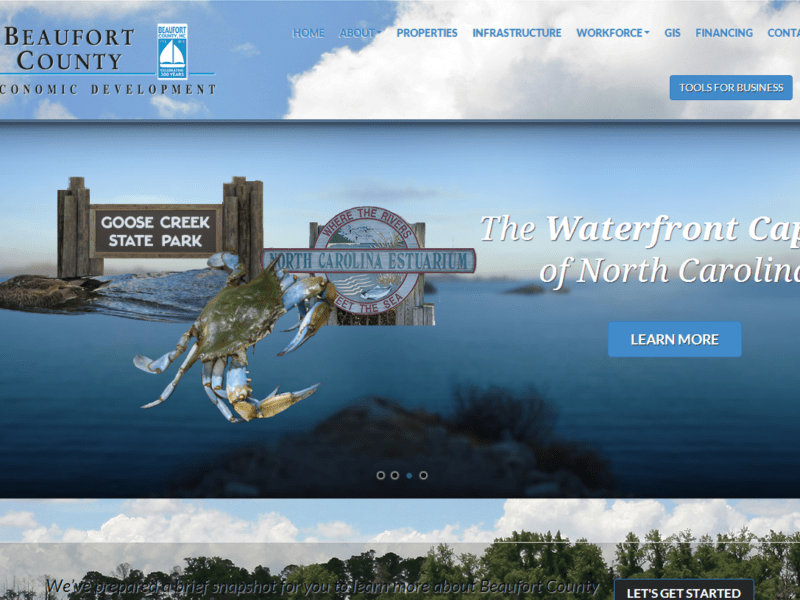 Web Design - Beaufort County Economic Development
