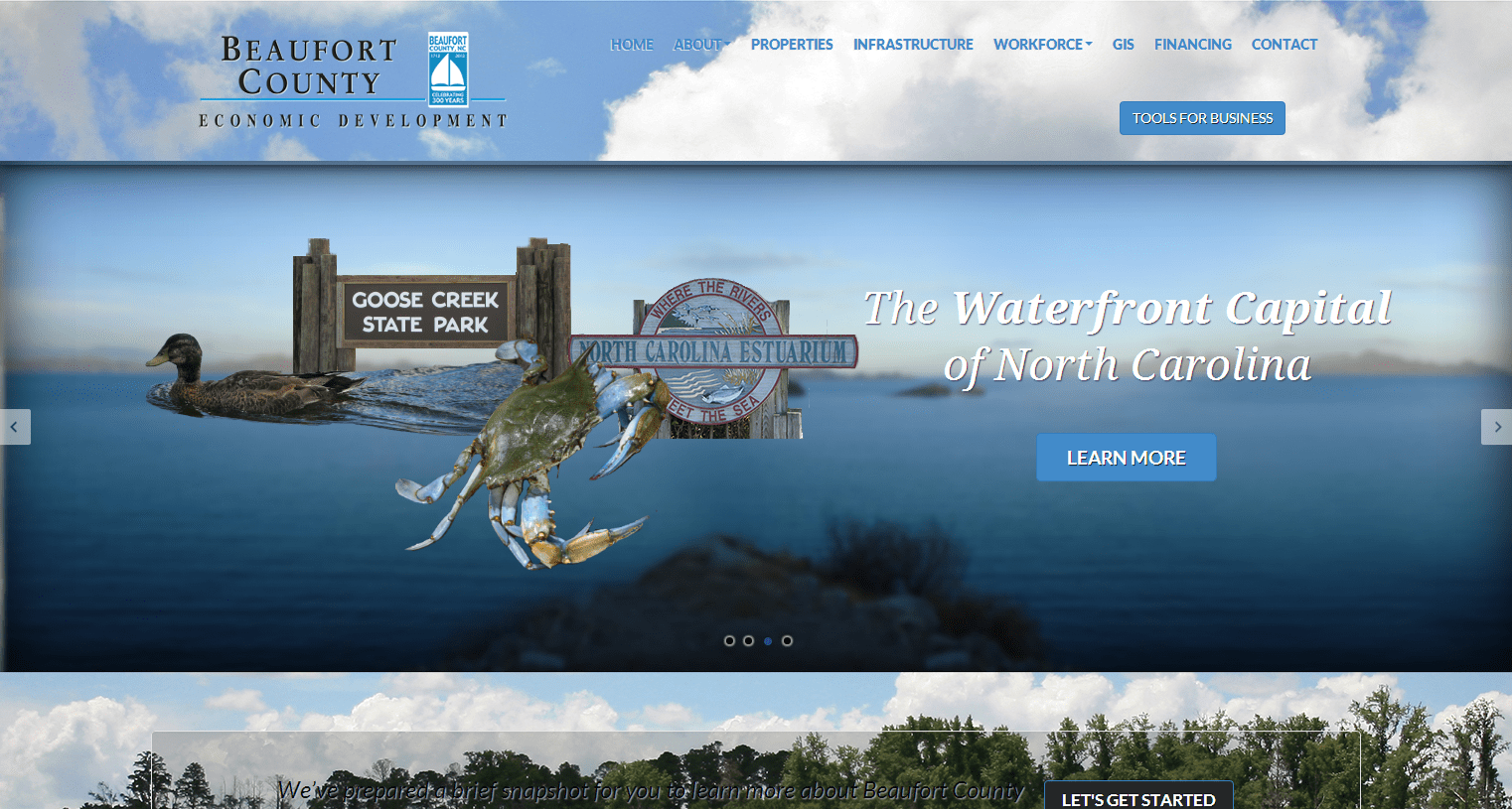 Web Design - Beaufort County Economic Development
