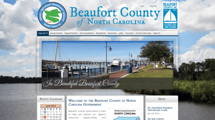 Web Design - Beaufort County Government