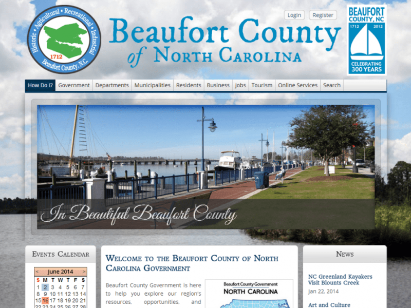 Web Design - Beaufort County Government