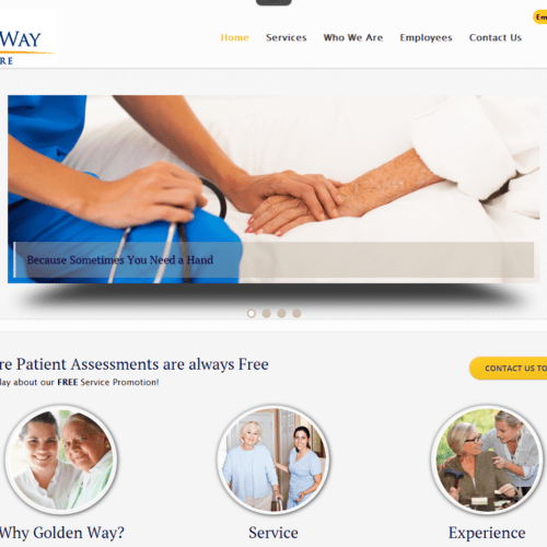 Web Design - Golden Way Home Care