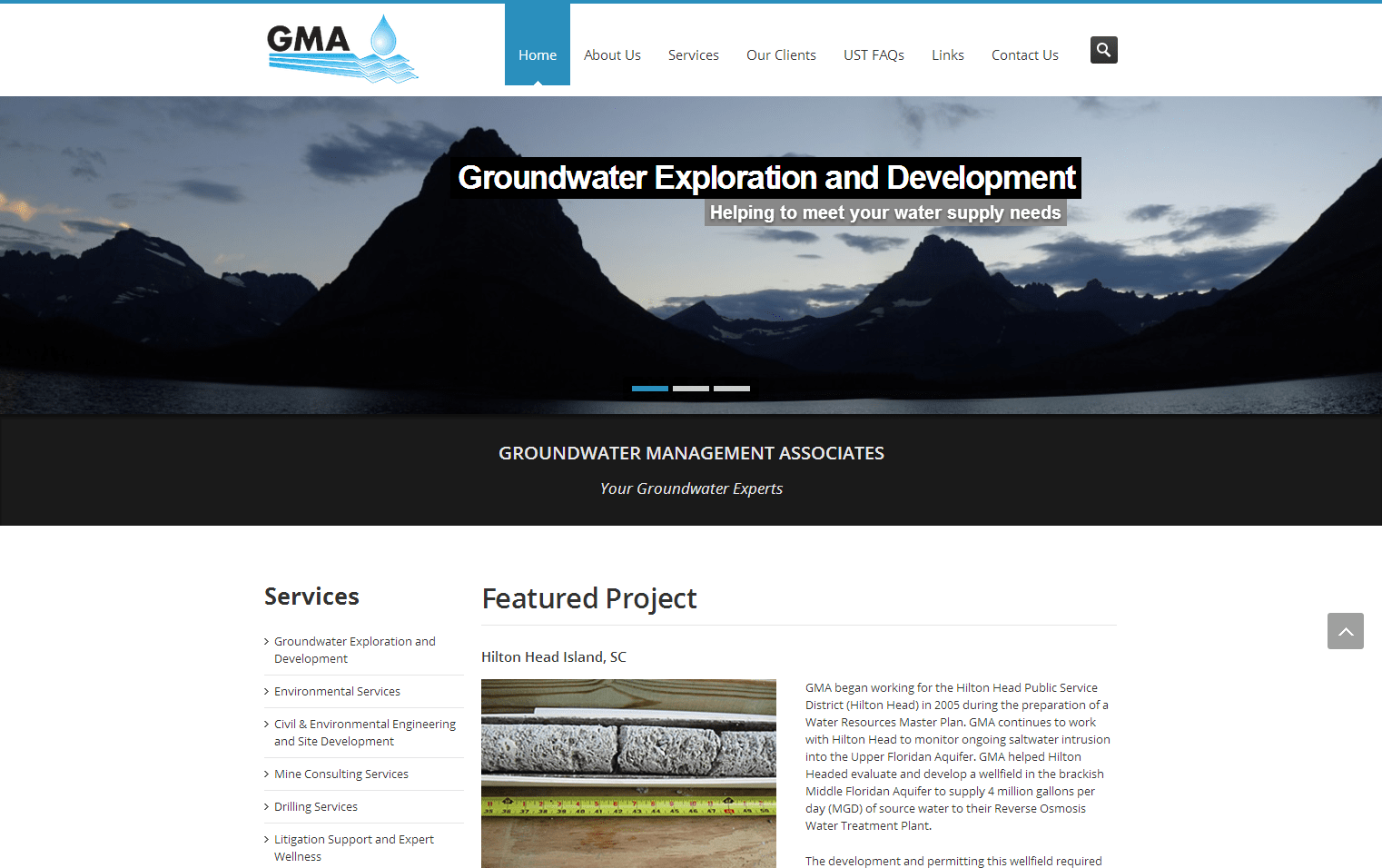 Web Design - Groundwater Management