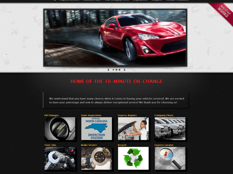 Signature Web Design - GTS Express Lube
