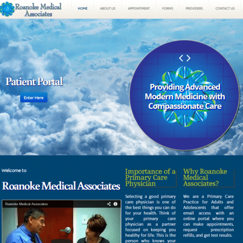 Web Design - Roanoke Medical Associates