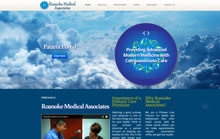 Web Design - Roanoke Medical Associates