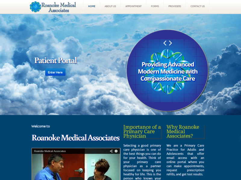 Web Design - Roanoke Medical Associates