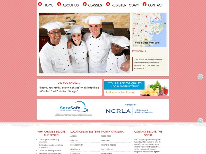 Web Design - Secure the Score