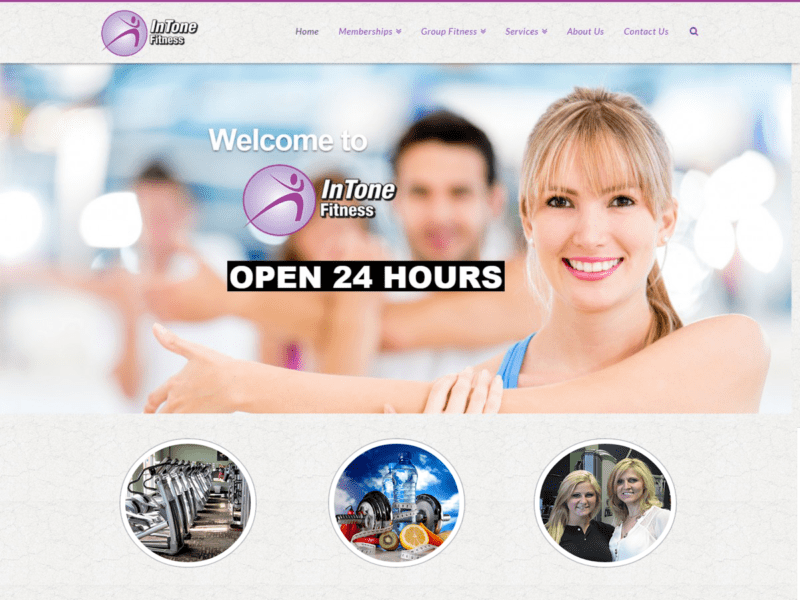 Web Design - InTone Fitness