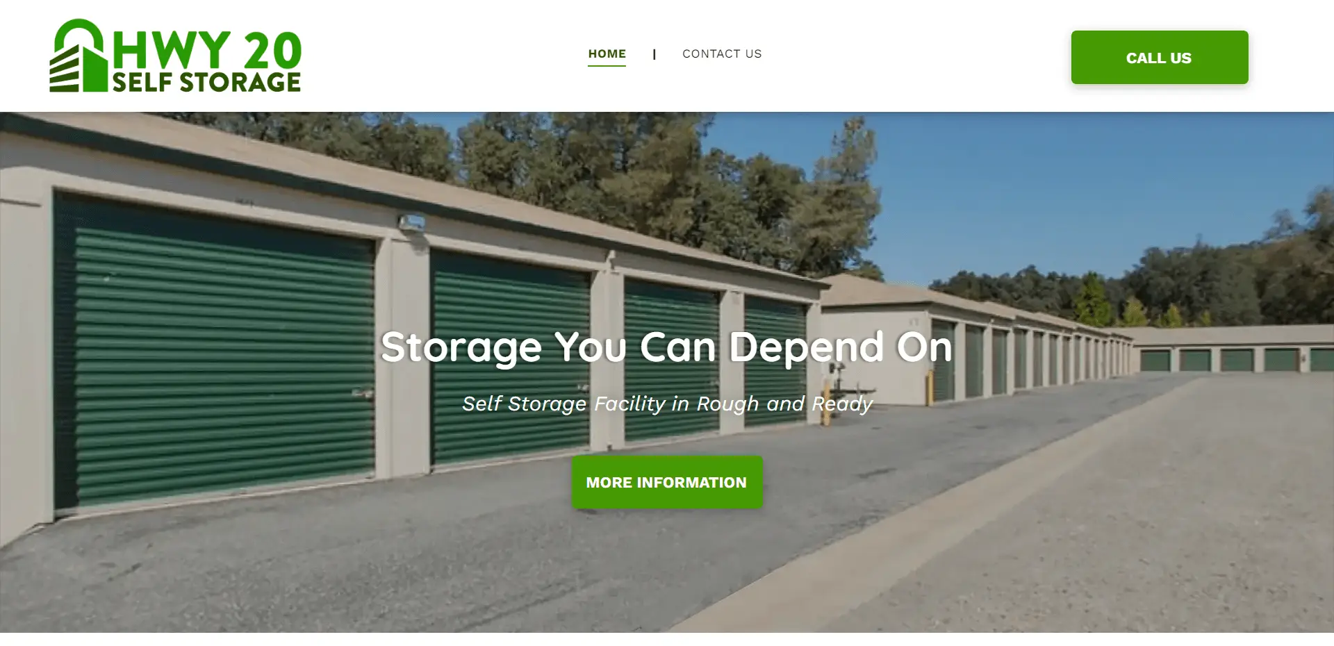 Web Design - Highway 20 Self Storage thumbnail