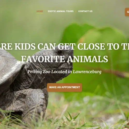 Web Design - Little Crooked Creek Safari thumbnail