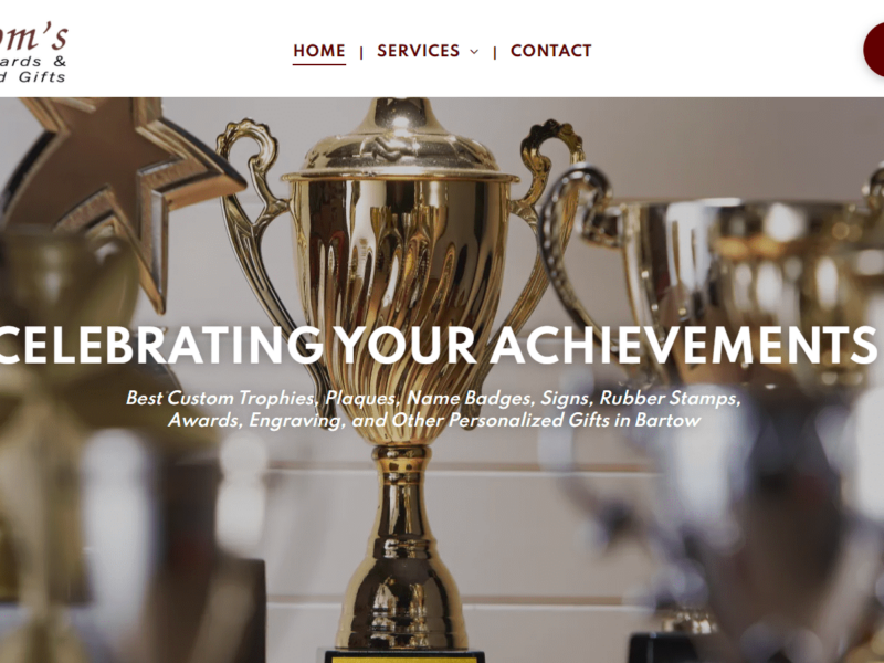 Signature Web Design - McBroom's Stamps, Awards & Personalized Gifts Thumbnail