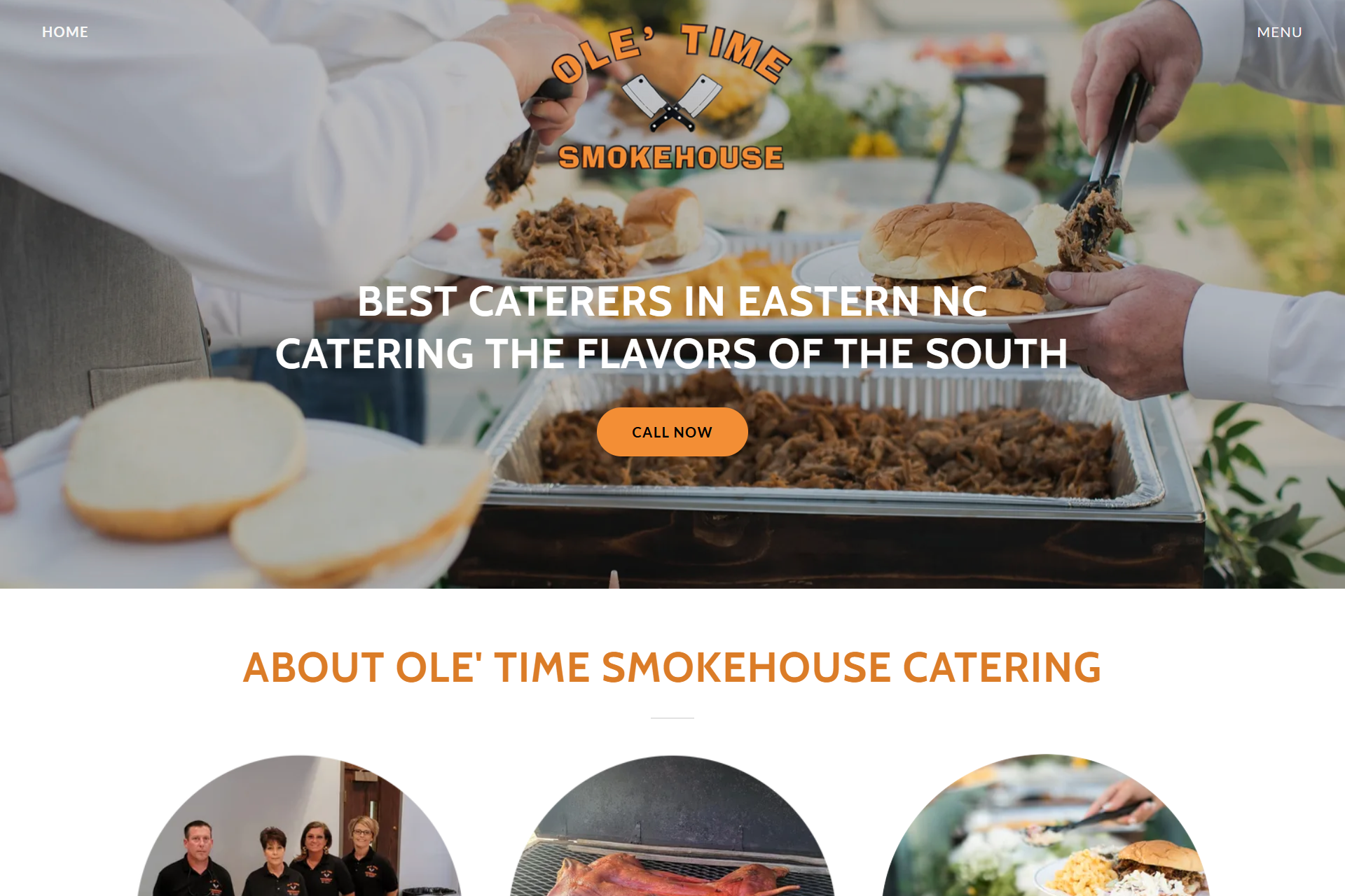 Signature Web Design - Ole' Time Smokehouse - thumbnail