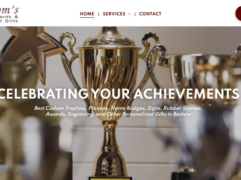 Signature Web Design - McBroom's Stamps, Awards & Personalized Gifts Thumbnail
